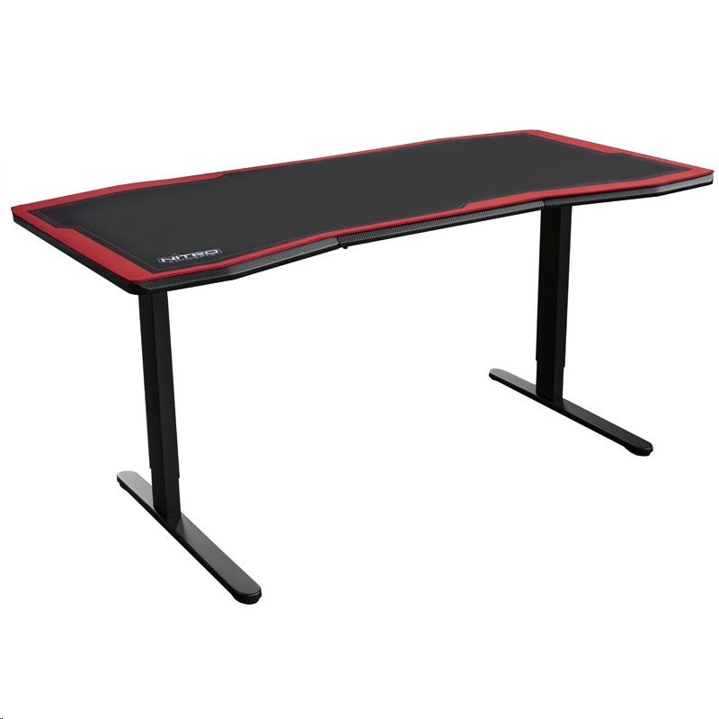 Nitro Concepts D16M állítható gaming asztal fekete-piros (NC-GP-DK-005)