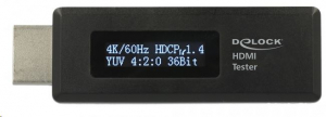 Delock HDMI tesztelő az EDID információhoz OLED kijelzővel (63327)