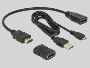 Delock HDMI tesztelő az EDID információhoz OLED kijelzővel (63327)