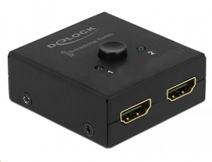 Delock HDMI 2 - 1 kapcsoló kétirányú 4K 60 Hz kompakt (64072)