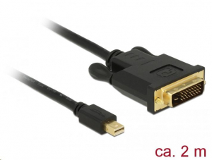 Delock mini Displayport 1.1 dugó > DVI 24+1 dugó 2 m kábel (83989)