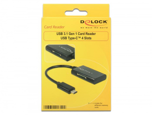 DeLock 91740 kártyaolvasó USB Type-C