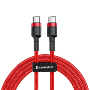 Baseus Cafule USB-C töltőkábel 60W 1m piros (CATKLF-G09)