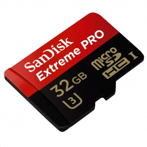 32GB microSDHC Sandisk Extreme Pro CL10 U3 + adapter (SDSDQXP-032G-G46A)