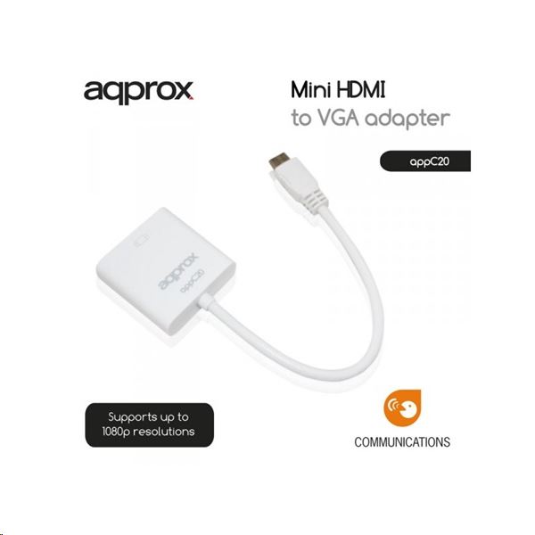 APPROX Mini HDMI -> VGA adapter (APPC20)