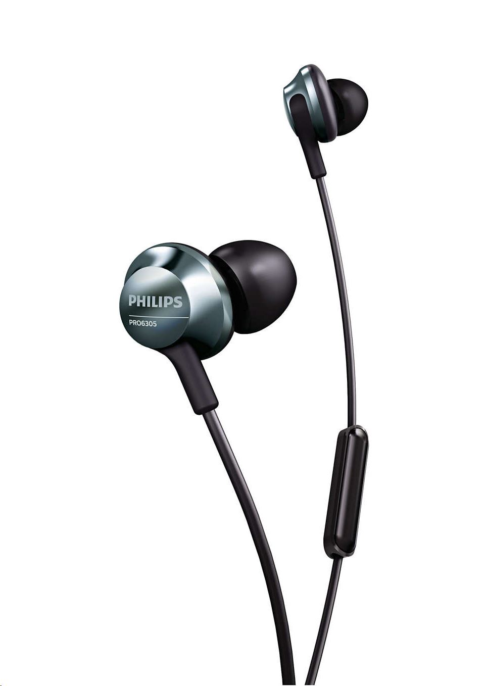 Philips Performance InEar fülhallgató mikrofonnal fekete  (PRO6305BK/00)