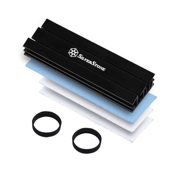 Silverstone TP02-M2 M.2 SSD hűtőborda fekete (SST-TP02-M2)