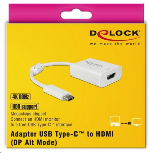 Delock USB-C adapter HDMI (DP Alt Mode) 4K 60 Hz HDR (63937)