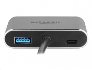 Delock USB Type-C adapter HDMI-hez és VGA-hoz 3.0 USB portal és PD-vel (64074)