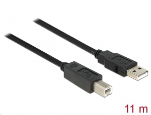 Delock USB 2.0 A típusú csatlakozó > USB 2.0 B típusú csatlakozó  11 m kábel (82915)