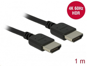 Delock Prémium HDMI kábel 4K 60 Hz 1 m (85215)