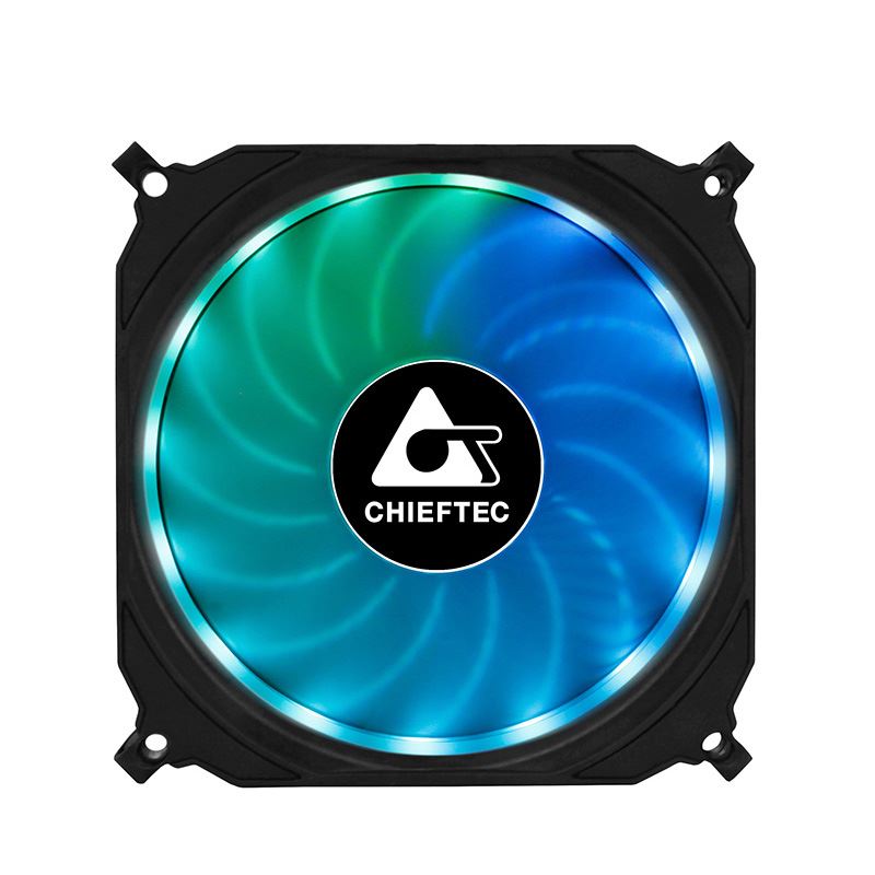Chieftec CF-1225RGB ház hűtő ventilátor 12cm