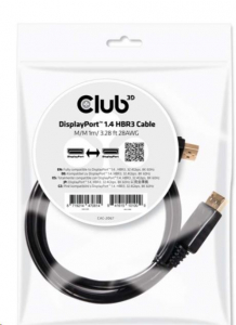 CLUB3D DisplayPort 1.4 HBR3 - DisplayPort 1.4 HBR3 8K/60Hz 1m kábel  (CAC-2067)