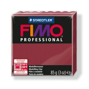 FIMO "Professional" gyurma 85g égethető bordó (8004-23)