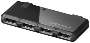 Goobay USB 2.0 Hub 4 port fekete (95670)