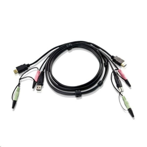 ATEN KVM K&aacute;bel USB HDMI 1,8m (2L-7D02UH)