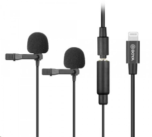 Boya Audio BY-M2D Dual Lavalier mikrofon (iOS) (327358)
