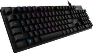 Logitech G512 Carbon Amerikai nemzetközi GX Red Linear billentyűzet (920-009370)