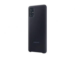 Samsung Galaxy A51 szilikon tok fekete (EF-PA515TBEGEU)
