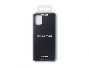 Samsung Galaxy A51 szilikon tok fekete (EF-PA515TBEGEU)
