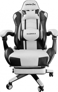 Raidmax gaming szék fekete-fehér (DK709WT)
