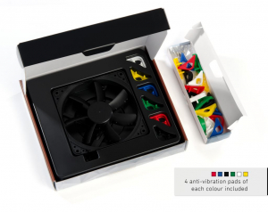 Noctua NF-S12A PWM chromax.black.swap hűtő ventilátor 12cm