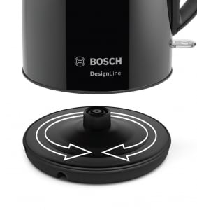 Bosch TWK3P423 DesignLine vízforraló fényes fekete