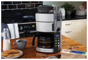 Russell Hobbs 25610-56 Grind&Brew darálós kávéfőző, üveg kiöntővel