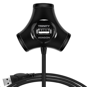 Axagon HUE-X3B négyportos USB 2.0 hub fekete