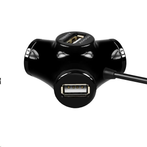 Axagon HUE-X3B négyportos USB 2.0 hub fekete