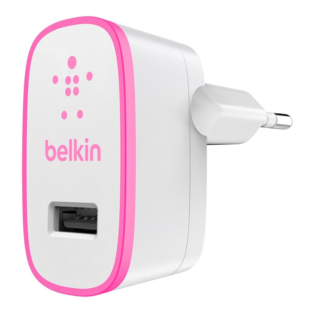 Belkin asztali töltő 2.1A fehér-rózsaszín (F8J052vfPNK)