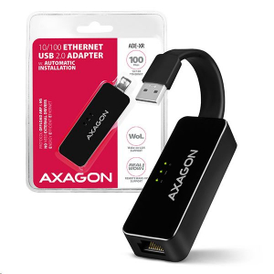 Axagon USB2.0 Fast Ethernet hálózati adapter (ADE-XR)