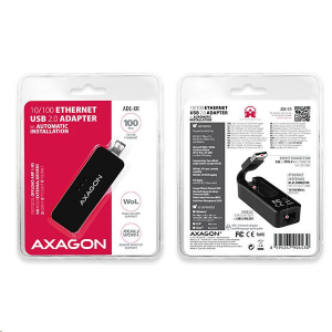 Axagon USB2.0 Fast Ethernet hálózati adapter (ADE-XR)