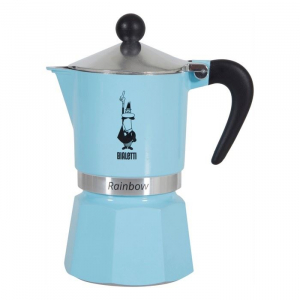 Bialetti Rainbow 3 személyes kotyogós kávéfőző világoskék (5042)