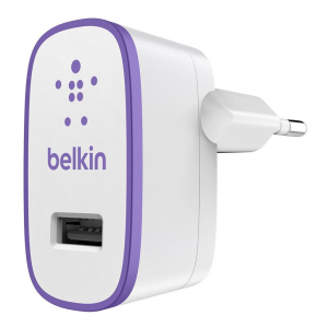 Belkin asztali töltő 2.1A fehér-lila (F8J052vfPUR)