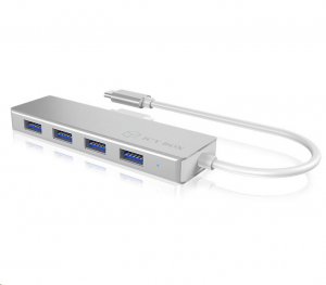 RaidSonic ICY BOX 4 portos USB Hub ezüst (IB-HUB1425-C3)