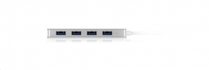 RaidSonic ICY BOX 4 portos USB Hub ezüst (IB-HUB1425-C3)