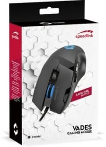 Speedlink VADES Gaming optikai egér fekete (SL-680014-BKBK)