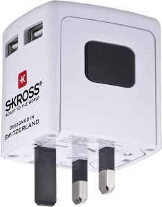 SKROSS World USB Charger utazó hálózati USB töltő (SKR-WORLDUSB)