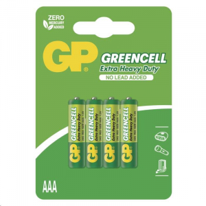 GP 1.5V Greencell 24G mini ceruza (AAA) elem (4db/blister)  (B1211)