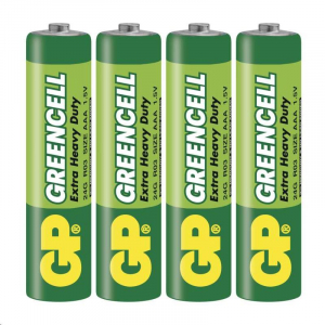 GP 1.5V Greencell 24G mini ceruza (AAA) elem (4db/blister)  (B1211)