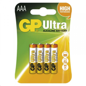 GP Ultra Alkáli AAA elem (4db / csomag)  (B1911)