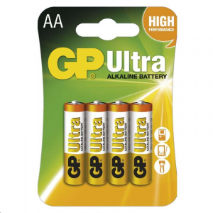 GP Ultra alkáli ceruza elem AA  (4db / csomag)  (B1921)