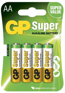 GP 1.5V Super alkáli 15A ceruza (AA) elem (4db/blister)  (GP15A-BL4)