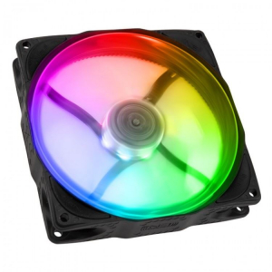 Blacknoise NB-eLoop-X Series 120mm hűtő ventilátor ARGB LED fekete (ITR-B12X-P-BL)