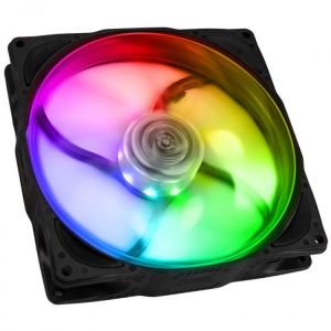 Blacknoise NB-eLoop-X Series 140mm hűtő ventilátor ARGB LED fekete (ITR-B14X-P-BL)