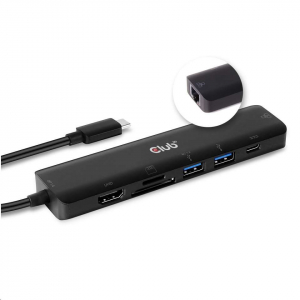 CLUB3D SenseVision univerzális dokkoló állomás USB-C (CSV-1592)
