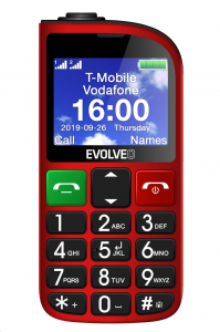 Evolveo EasyPhone FM Dual-Sim mobiltelefon piros (EP-800-FMR)