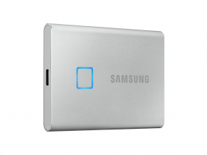 1TB Samsung T7 Touch külső SSD meghajtó ezüst (MU-PC1T0S/WW)