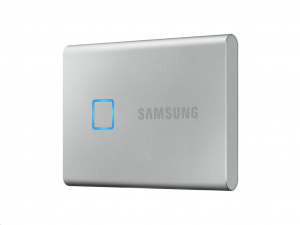 1TB Samsung T7 Touch külső SSD meghajtó ezüst (MU-PC1T0S/WW)